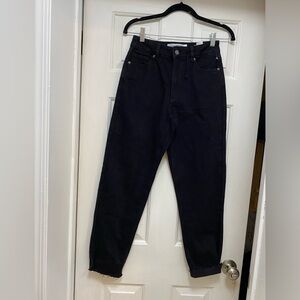 Black mom jeans fold bottom 00 24